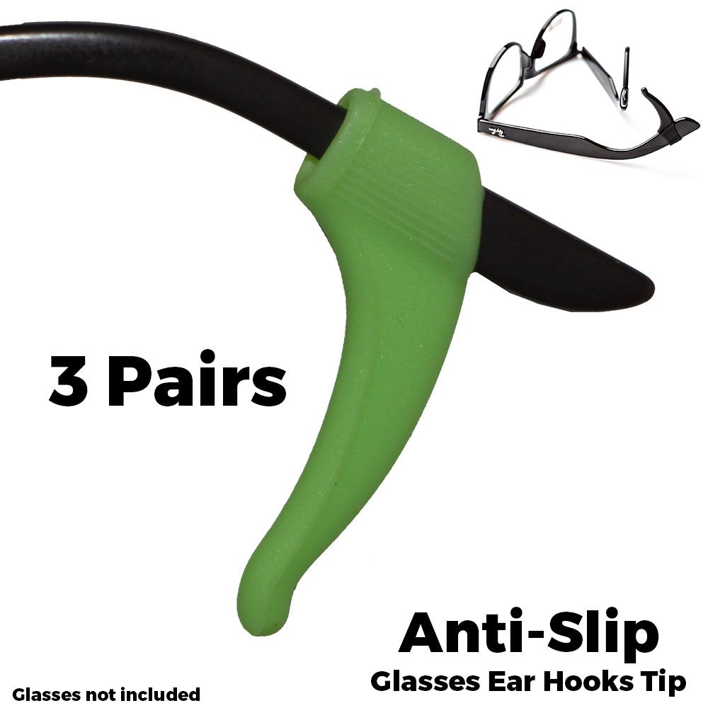 Glasses Ear Hooks - Green