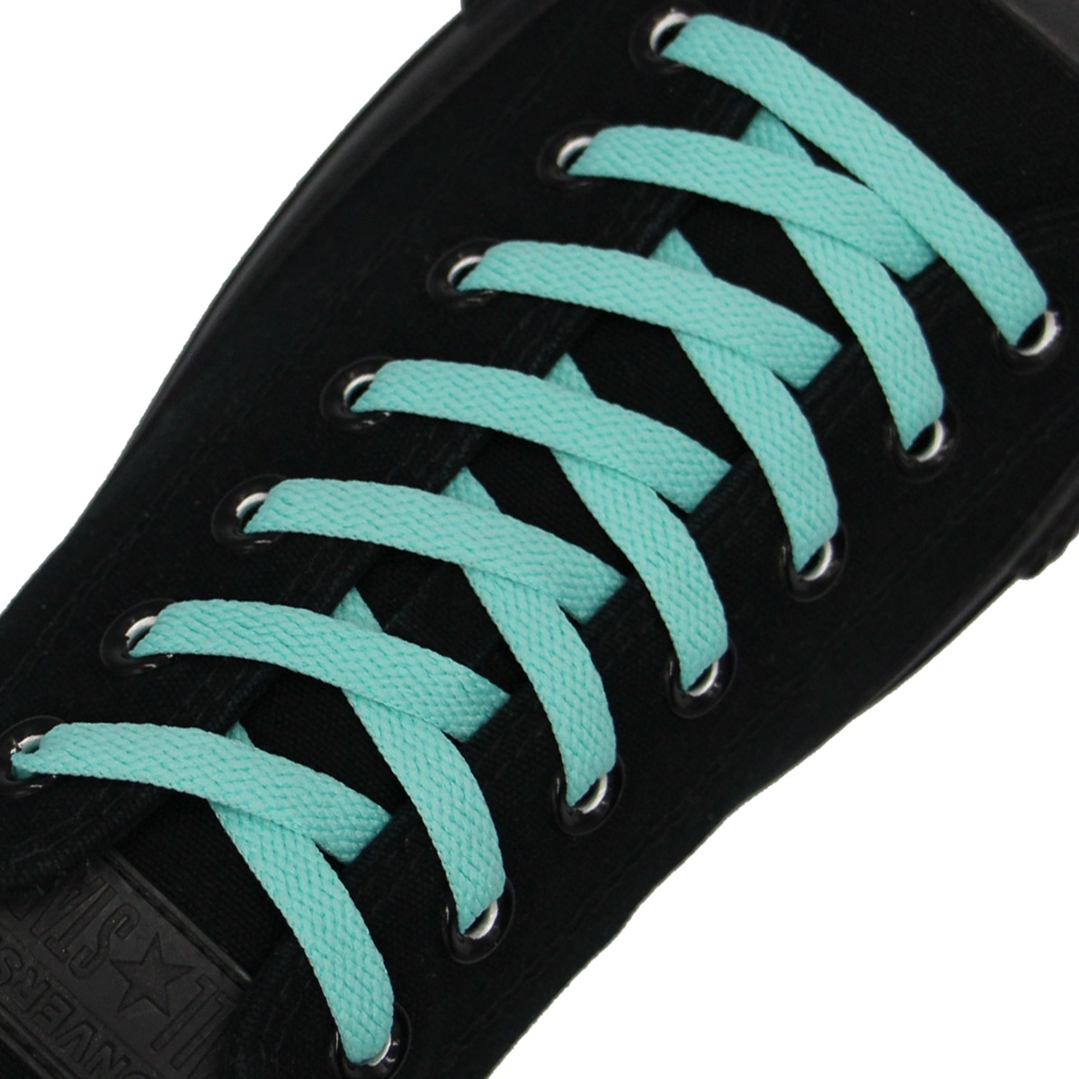 Mint Blue Shoelace - Flat 8mm