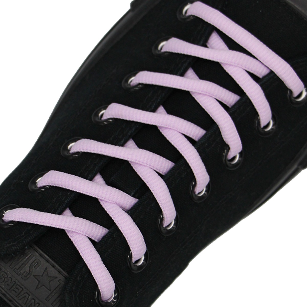Pastel Purple Oval Shoelace