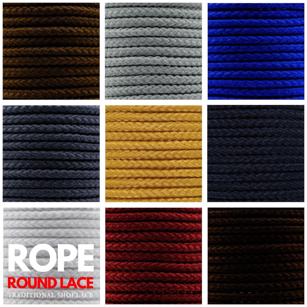 Rope Shoelace - Round Ø5mm 